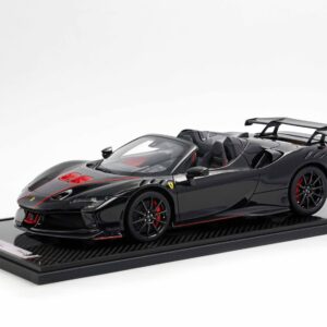 بي بي آر فيراري SF90 XX سترادال سبايدر - دايتونا أسود معدني مع أحمر وكربون | 1:12