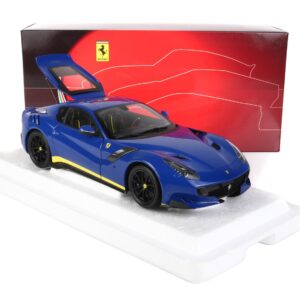 BBR Ferrari F12 TDF - Dino Blue / Yellow Details | 1:18