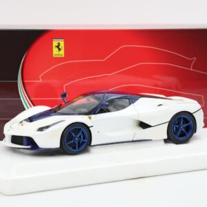BBR Ferrari LaFerrari 2012 - Blanco Pájaro - Carbono Azul | 1:18