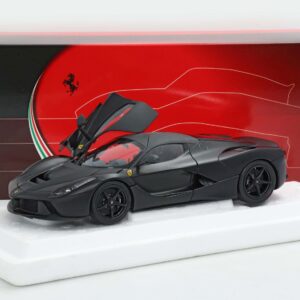 BBR Ferrari LaFerrari 2012 - Negro Mate con Techo de Carbono Mate | 1:18