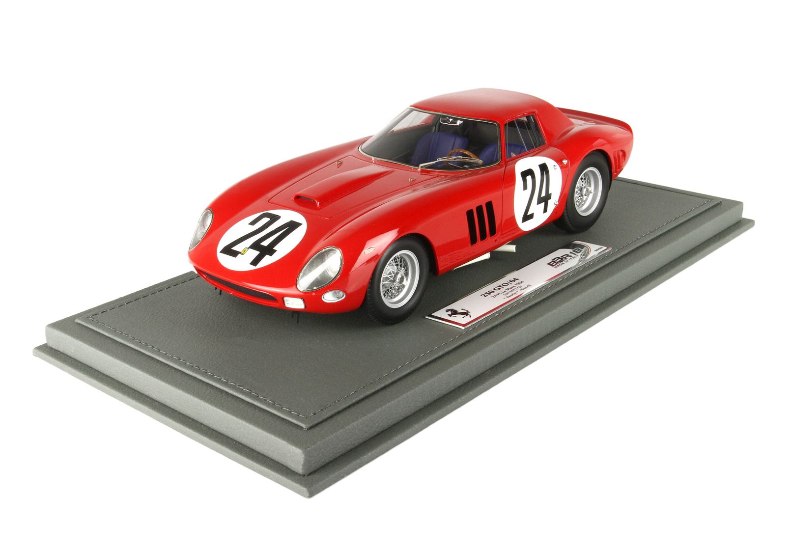 BBR Ferrari 250 GTO 24h Le Mans 1964 S/N 5575 GT Car No. 24 | 1:18