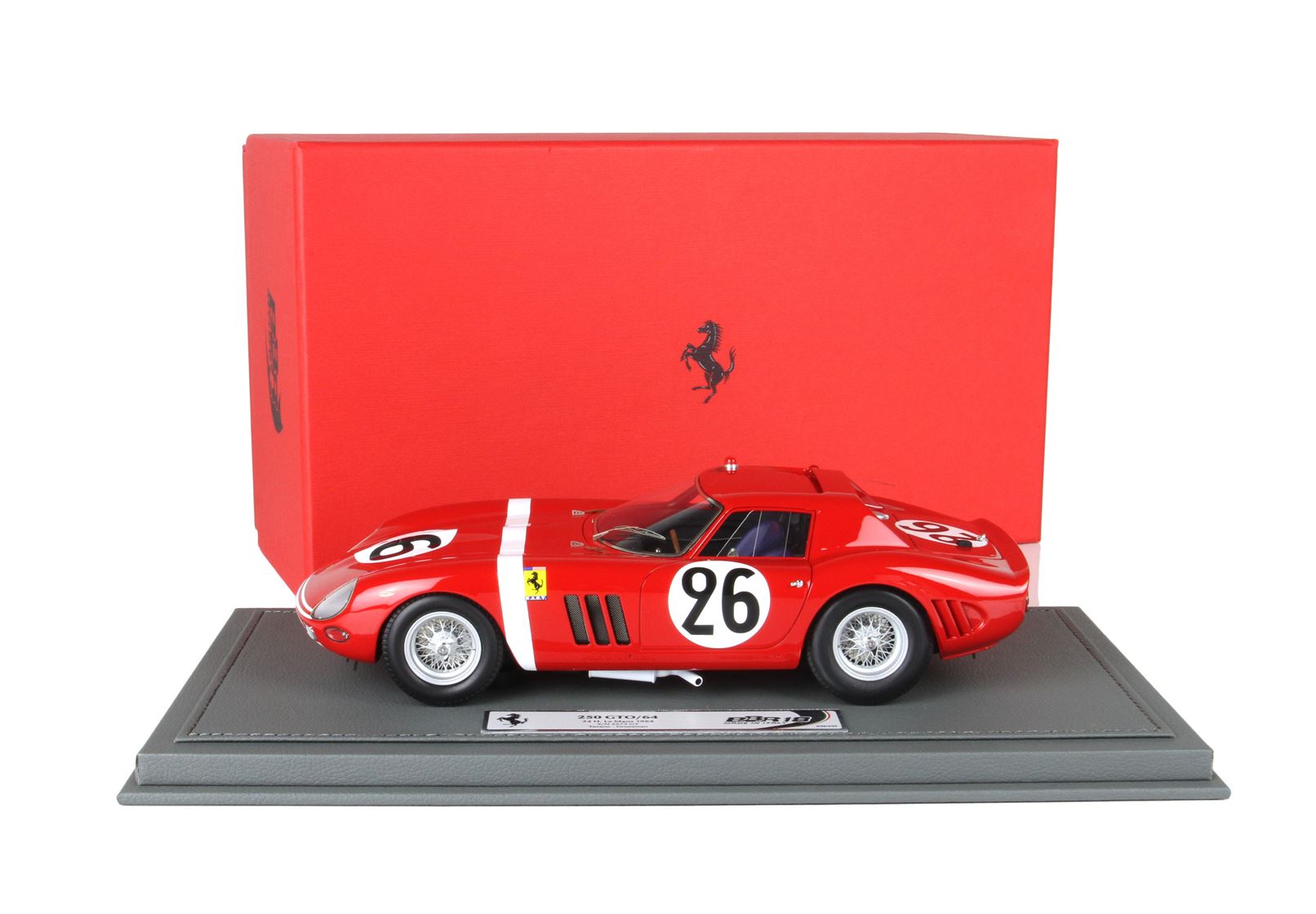 BBR Ferrari 250 GTO 24 H Le Mans 1964 S/N 5571 GT Car N. 26 Hugus - Rosinski | 1:18 – Bild 7