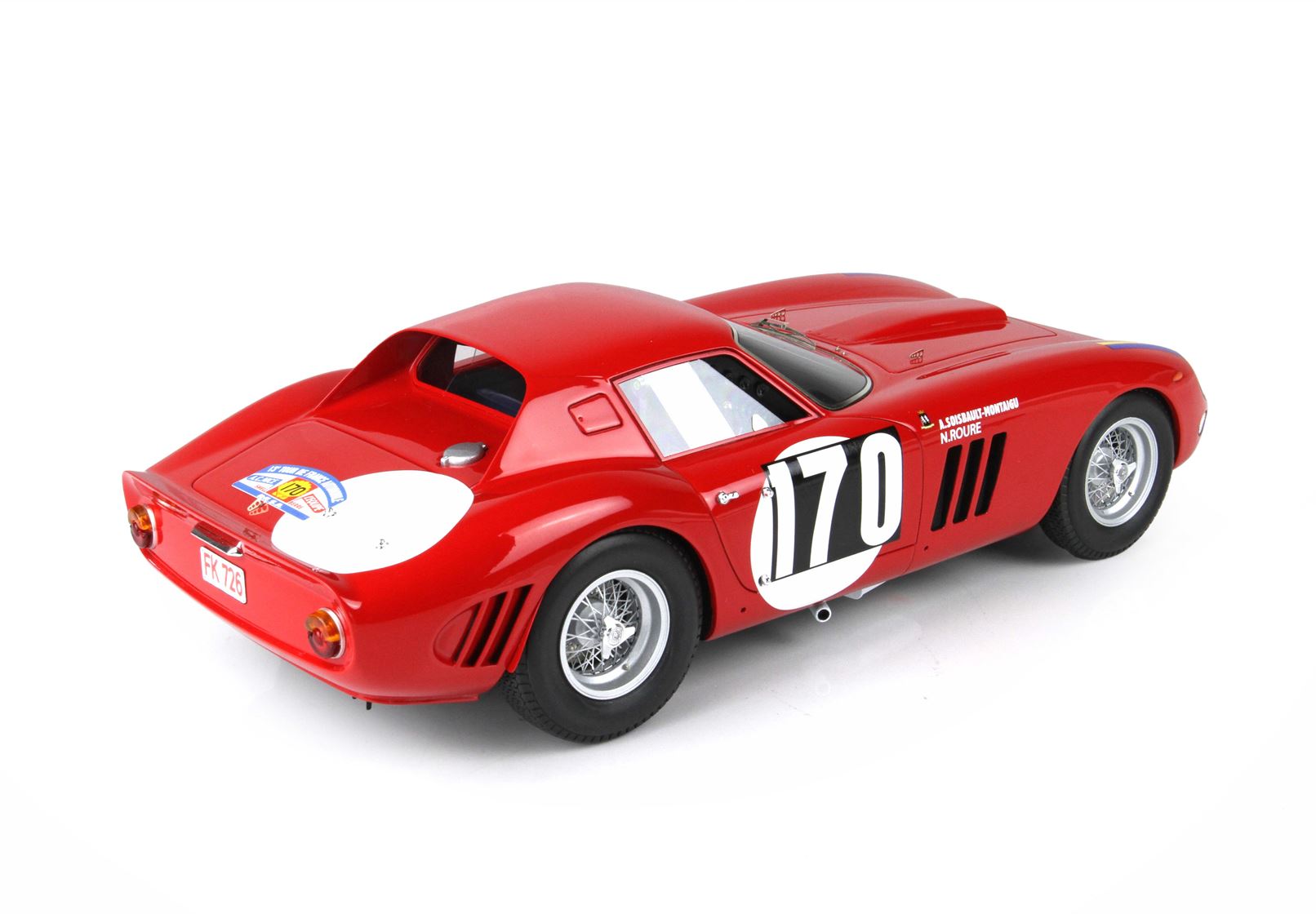 BBR Ferrari 250 GTO Tour de France 1964 Car No. 170 | 1:18 - Image 5