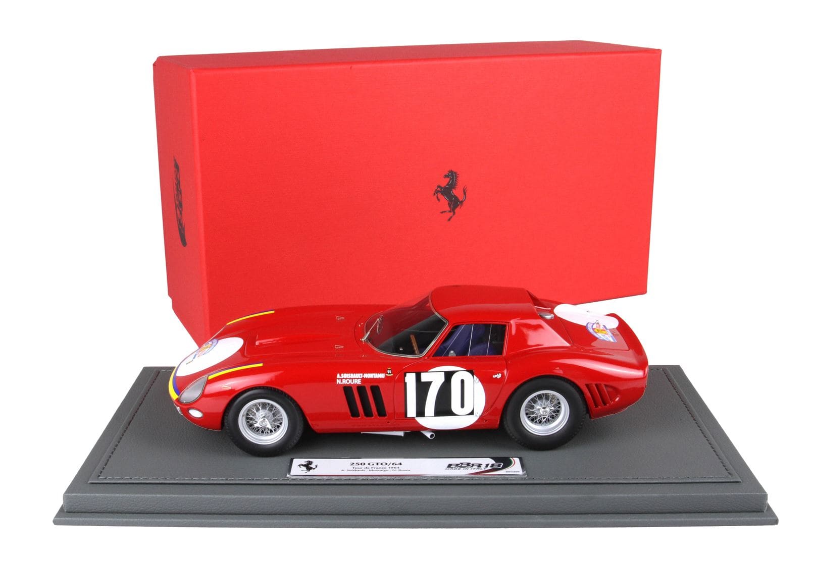 BBR Ferrari 250 GTO Tour de France 1964 Car No. 170 | 1:18 - Image 9