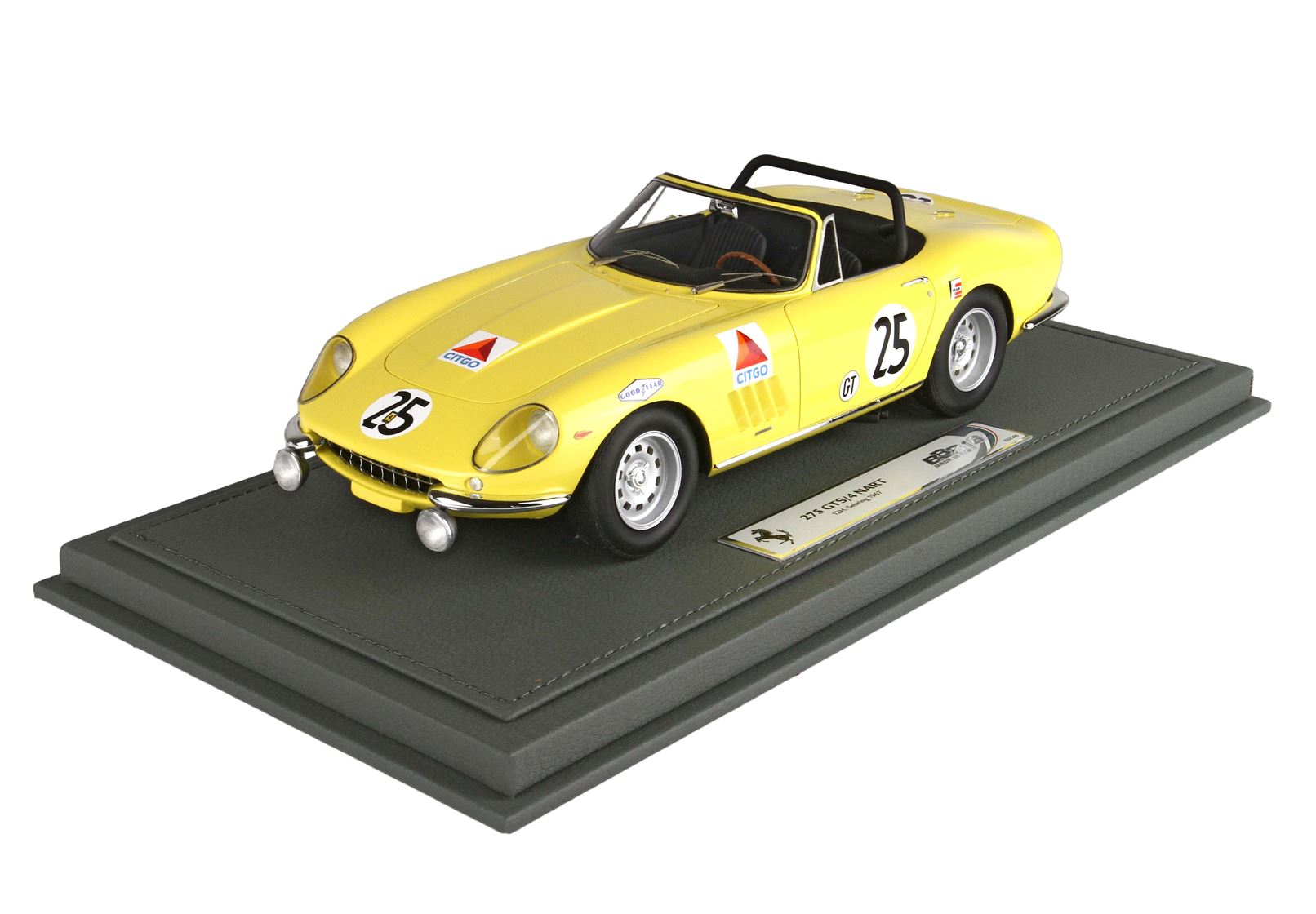 BBR Ferrari 275 GTS 4 NART Sebring 1967 - Yellow | 1:18
