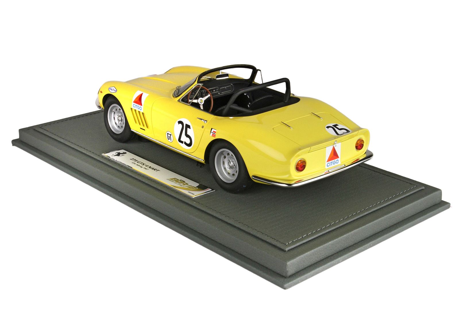 BBR Ferrari 275 GTS 4 NART Sebring 1967 - Yellow | 1:18 - Image 2