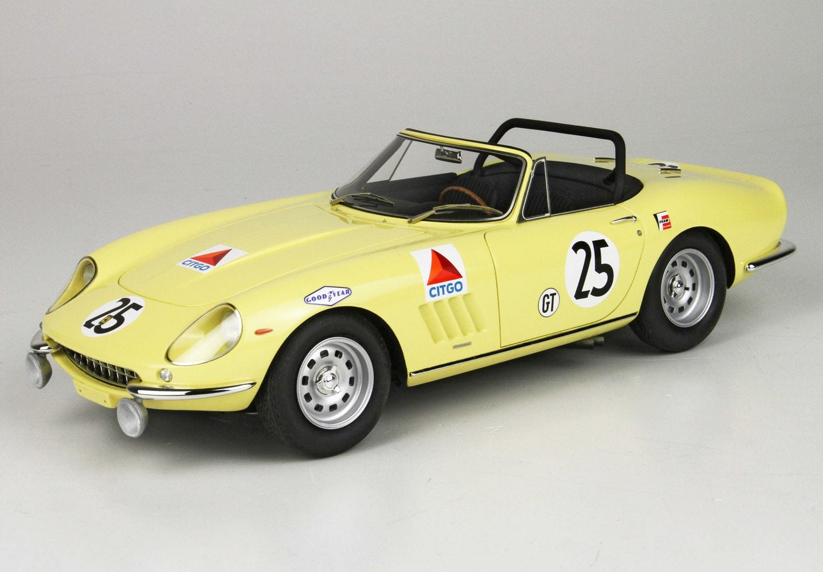 BBR Ferrari 275 GTS 4 NART Sebring 1967 - Yellow | 1:18 - Image 4