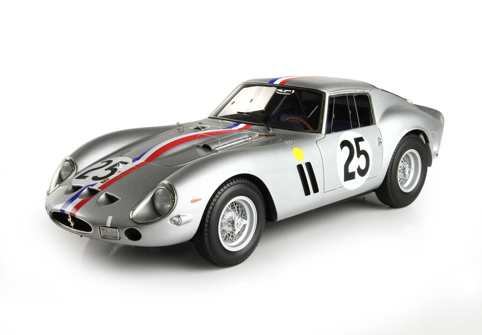 BBR Ferrari 250 GTO 24h Le Mans 1963 Car No. 25 Night Version - Metallic Grey | 1:18 – Bild 3