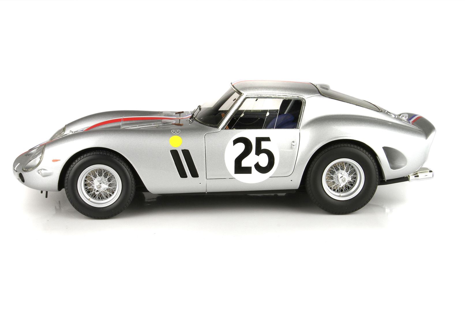 BBR Ferrari 250 GTO 24h Le Mans 1963 Car No. 25 Night Version - Metallic Grey | 1:18 – Bild 5