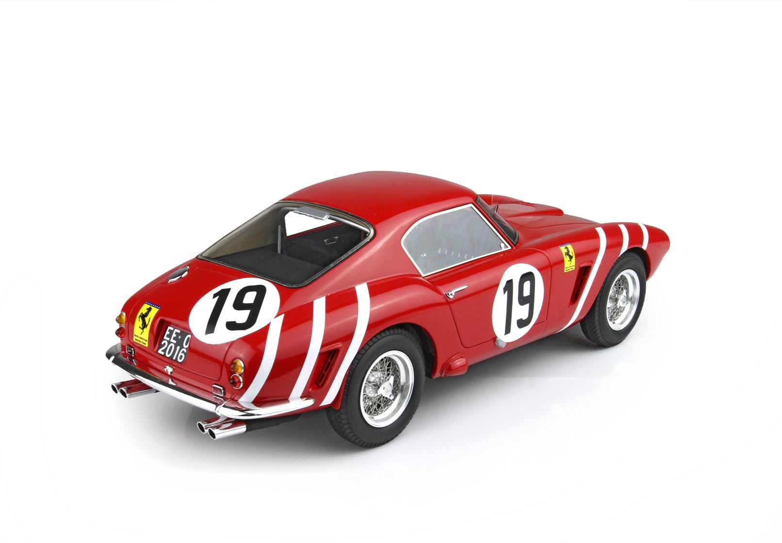 BBR Ferrari 250 SWB 24H Le Mans 1960 N.19 Team NART Hugus - Pabst | 1:18 - Immagine 4