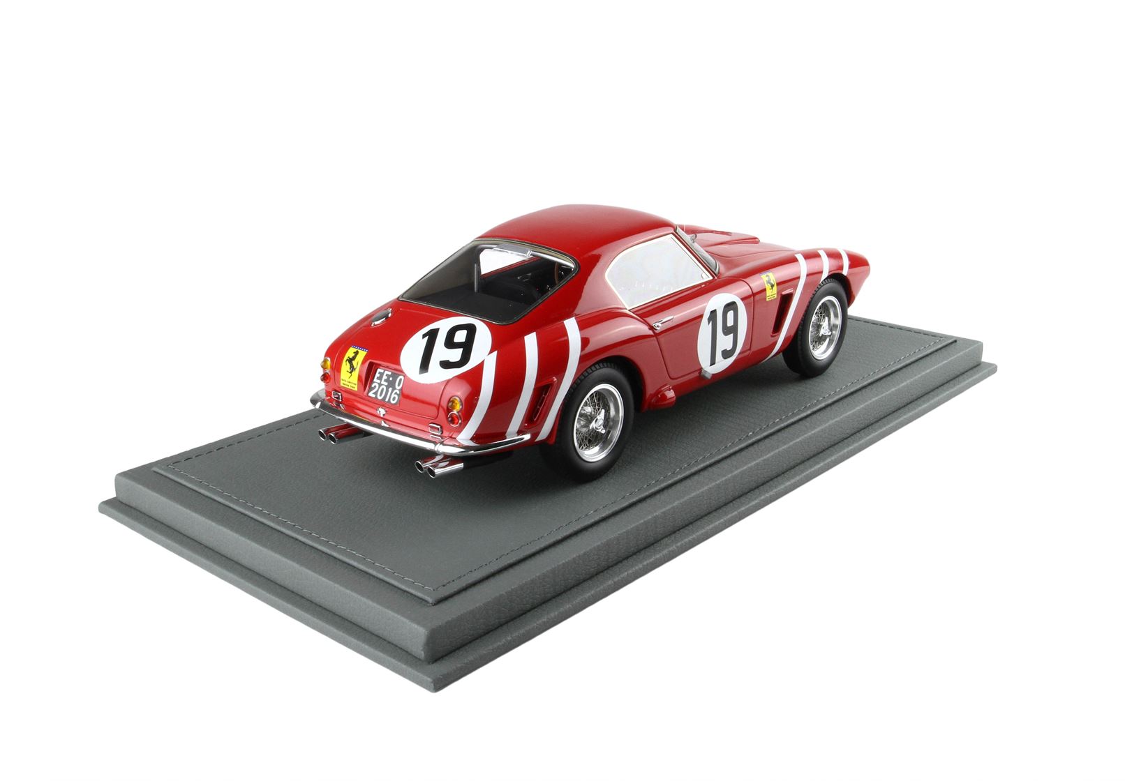 BBR Ferrari 250 SWB 24H Le Mans 1960 N.19 Team NART Hugus - Pabst | 1:18 - Immagine 2