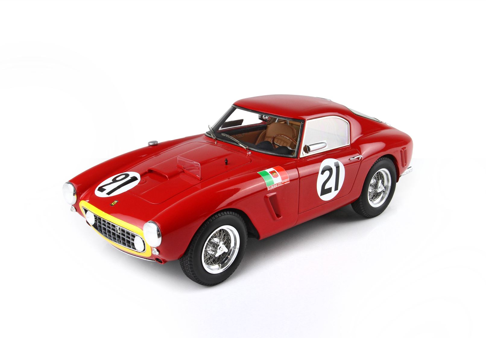 BBR Ferrari 250 SWB 24H Le Mans 1960 Car No. 21 Beurlys - Bianchi | 1:18 - Image 3