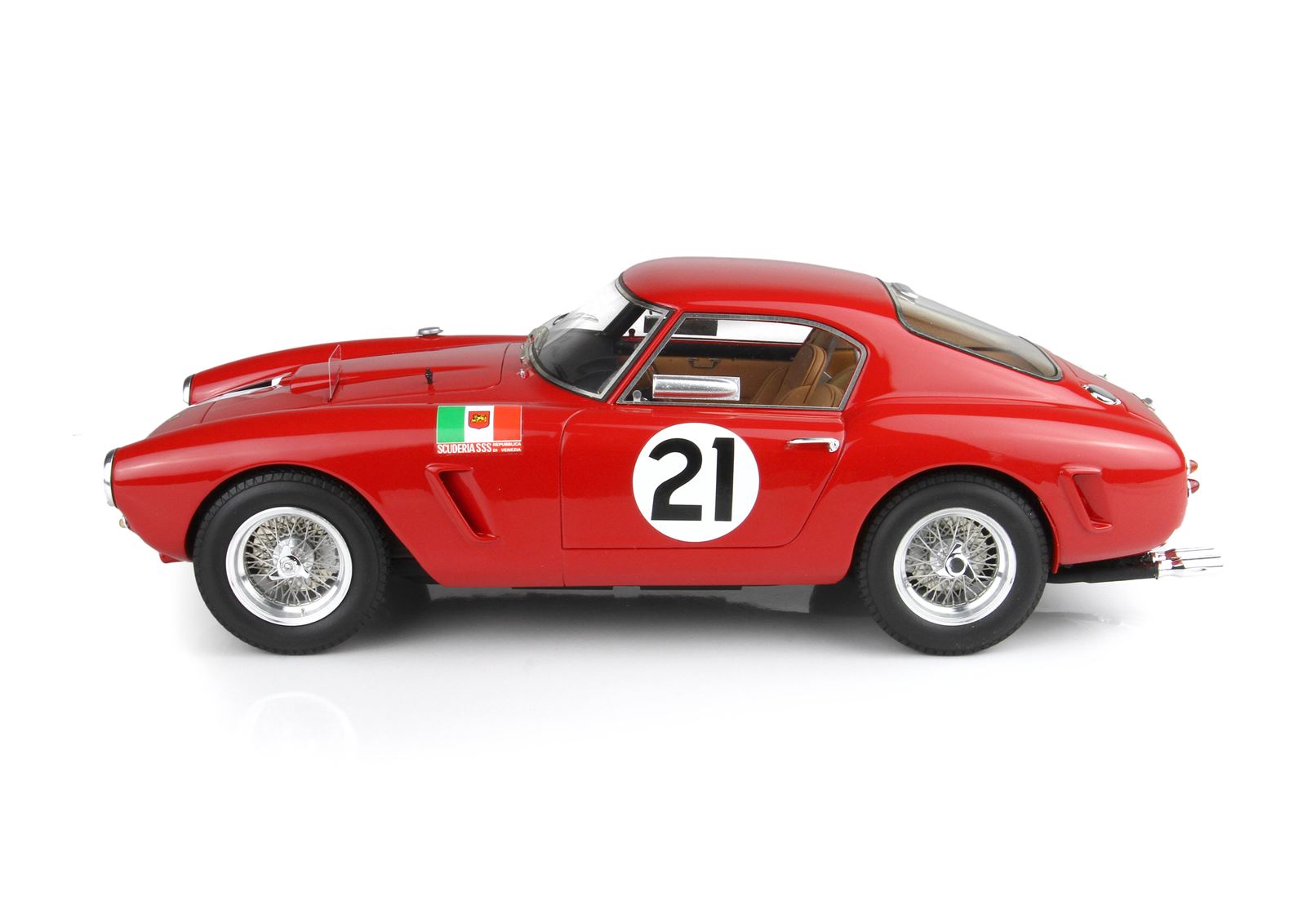BBR Ferrari 250 SWB 24H Le Mans 1960 Car No. 21 Beurlys - Bianchi | 1:18 - Image 5