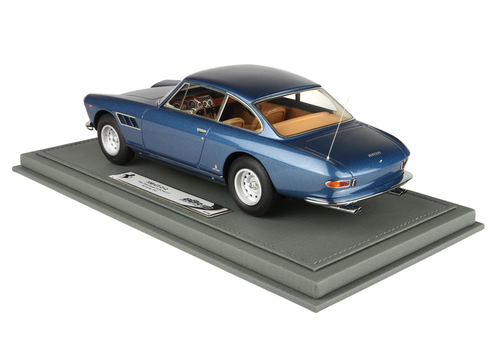 BBR Ferrari 330 GT 2+2 S/N 7161 GT Enzo Ferrari Personal Car - Metallic Blue | 1:18 – Bild 2