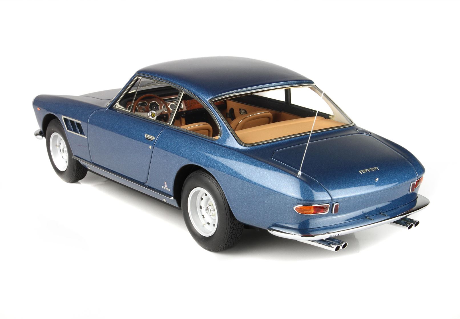 BBR Ferrari 330 GT 2+2 S/N 7161 GT Enzo Ferrari Personal Car - Metallic Blue | 1:18 – Bild 5