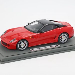 BBR Ferrari 599 GTB Fiorano 2006 Caja de Cambios Automática - Rosso Corsa / Techo Negro | 1:18