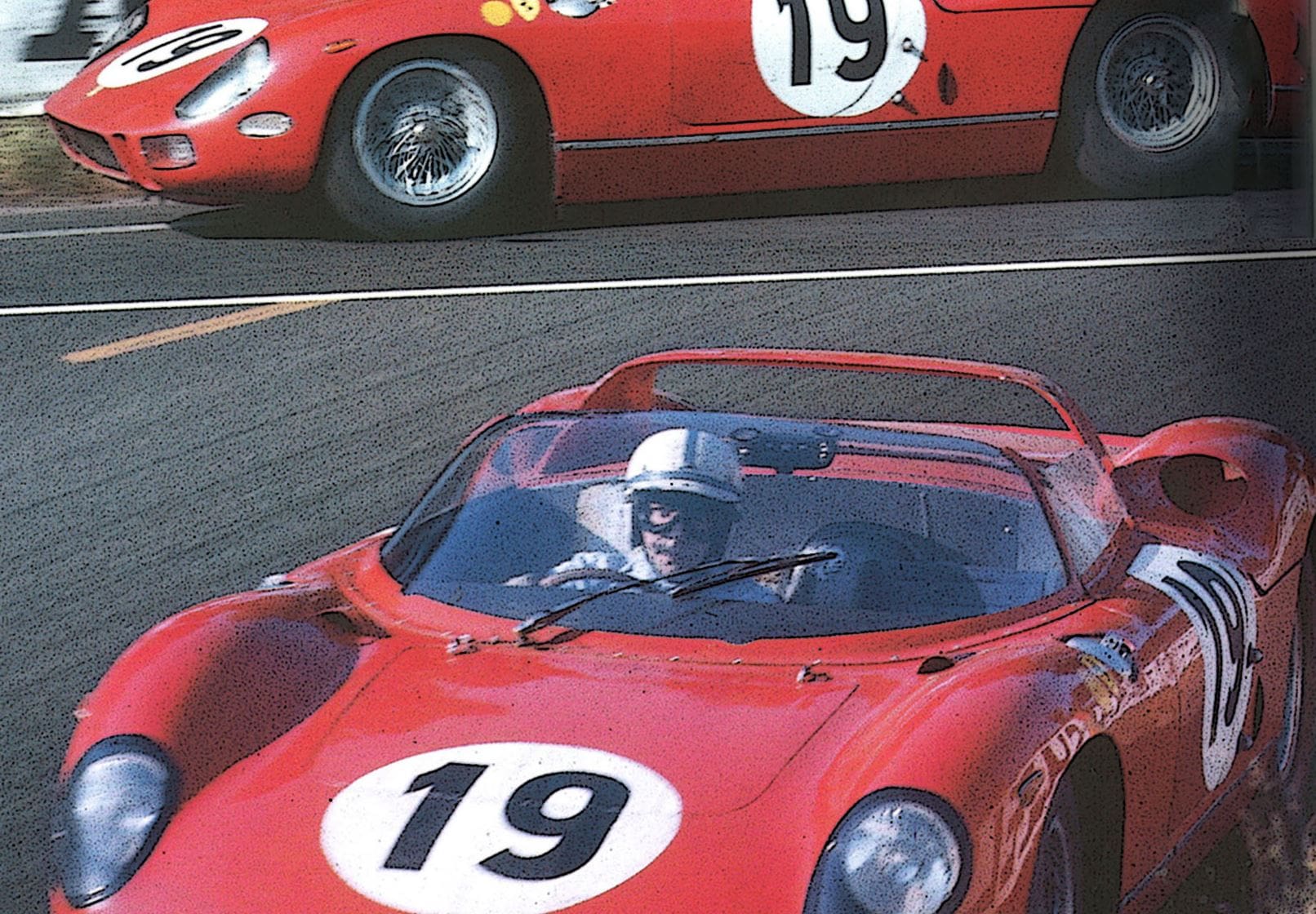 BBR Ferrari 330 P-64 N° 19 3rd 24H Le Mans 1964 Bandini/Surtees - Red | 1:18 - Image 2