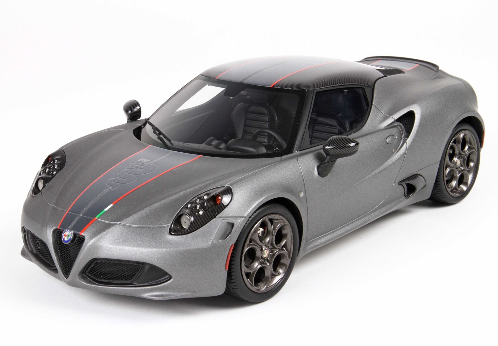 BBR Alfa Romeo 4C Competizione - Matte Vesuvio Grey | 1:18
