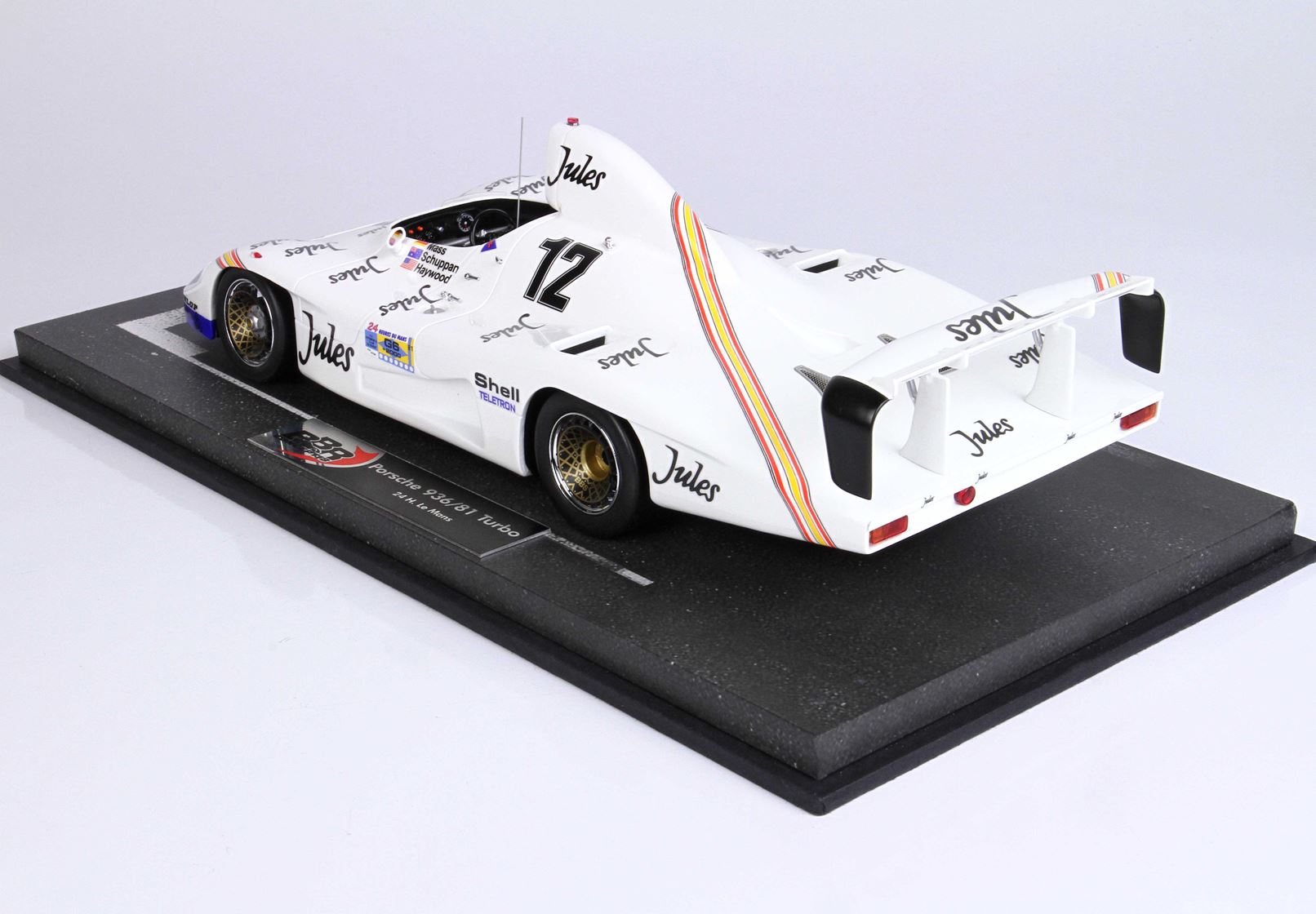 BBR Porsche 936/81 Turbo 24h Le Mans 1981 Mass-Schuppan-Haywood N° 12 | 1:18 - Immagine 12