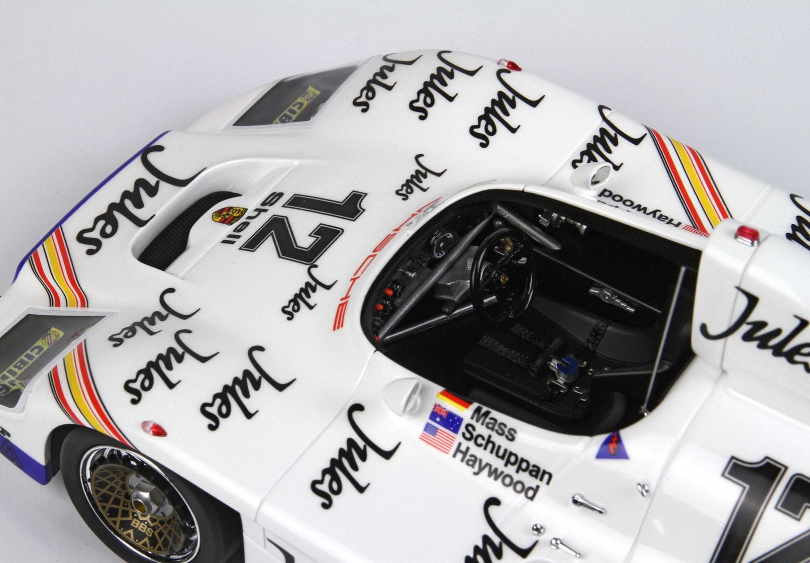 BBR Porsche 936/81 Turbo 24h Le Mans 1981 Mass-Schuppan-Haywood N° 12 | 1:18 - Immagine 18