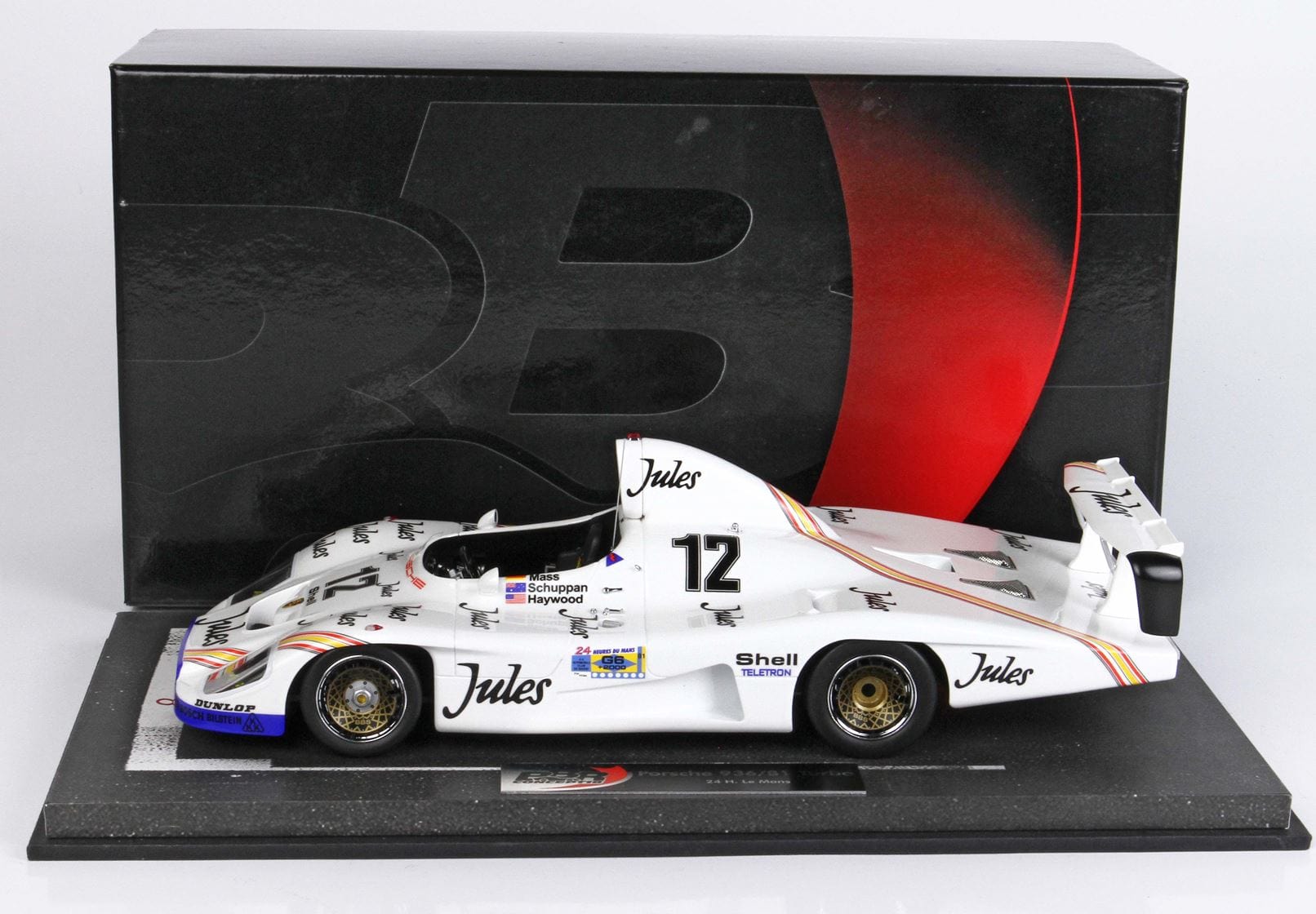 BBR Porsche 936/81 Turbo 24h Le Mans 1981 Mass-Schuppan-Haywood N° 12 | 1:18 - Immagine 10