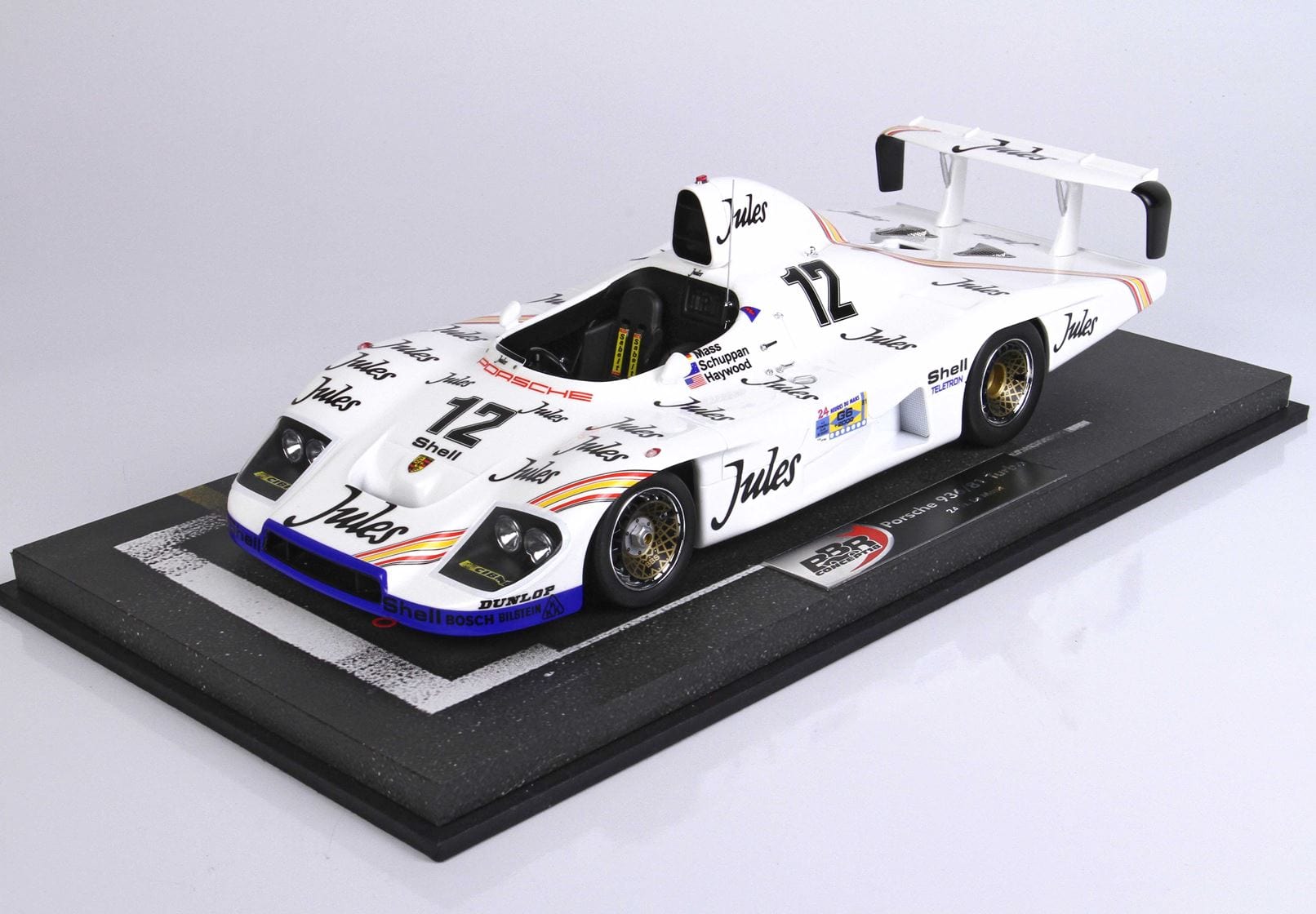 BBR Porsche 936/81 Turbo 24h Le Mans 1981 Mass-Schuppan-Haywood N° 12 | 1:18