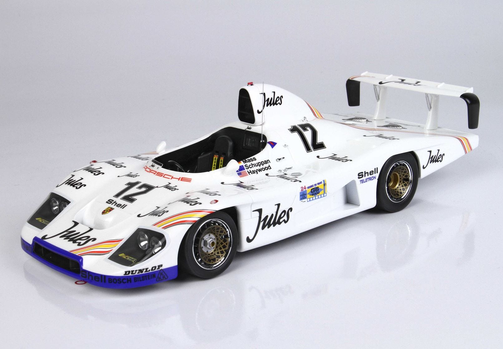 BBR Porsche 936/81 Turbo 24h Le Mans 1981 Mass-Schuppan-Haywood N° 12 | 1:18 - Immagine 6