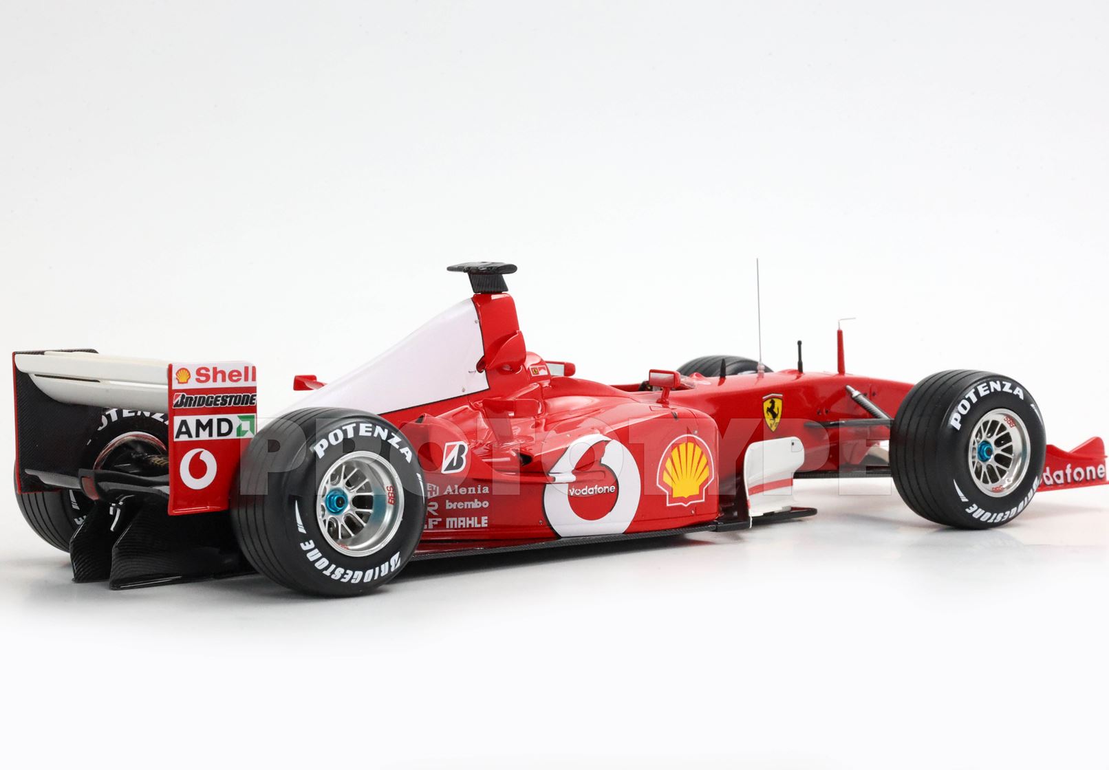BBR フェラーリ F2002 フランスGP 2002 ルーベンス・バリチェロ | 1:18