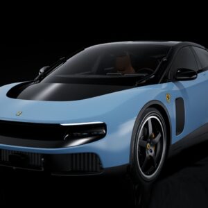 BBR Ferrari Luce Panoramic Roof - La Plata Blue | 1:18