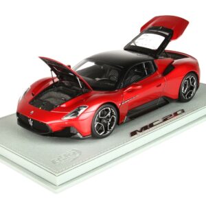 BBR Maserati MC20 Black Roof - Metallic Vincente Red | 1:18