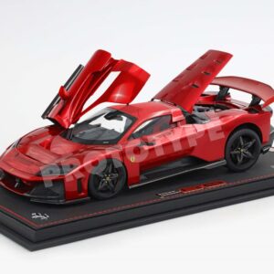 BBR Ferrari F80 Cerchi Carbonio Muso Rosso Luxury Pack - Supercar Red | 1:18