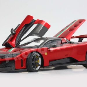 BBR Ferrari F80 Bicolor Wheels & Italian Flag - Red | 1:18