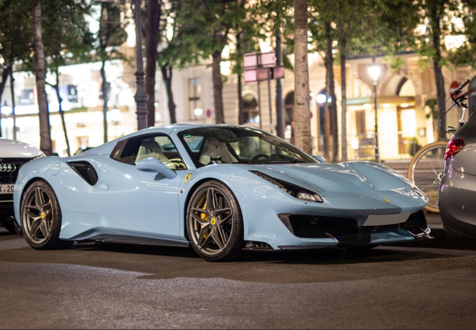 BBR Ferrari 488 Pista Spider - La Plata Blue | 1:18