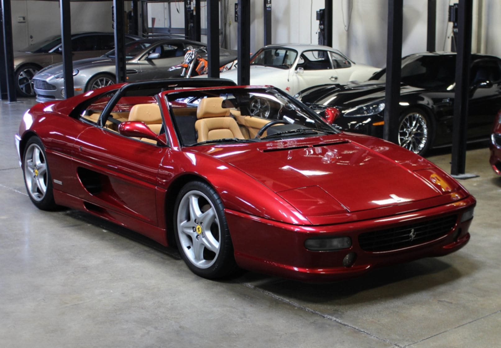 BBR Ferrari F355 GTS Targa Manual Gearbox Challenge Grille - Fiorano Red | 1:18