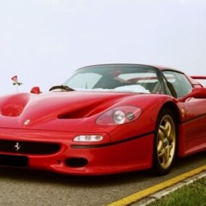 BBR Ferrari F50 Coupe - Red with Gold Wheels | 1:18
