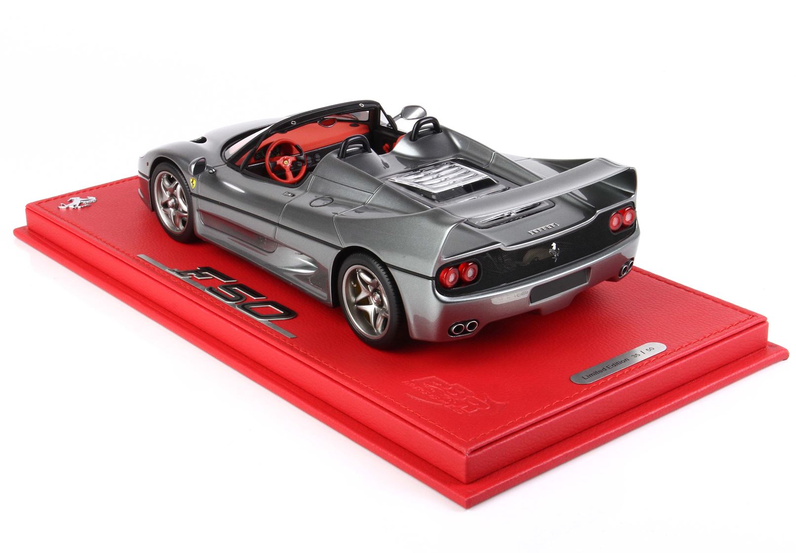 BBR Ferrari F50 1995 ミニカー BBR Ferrari F50 1995 Spider Version - Metallic Iron Grey | 1:18