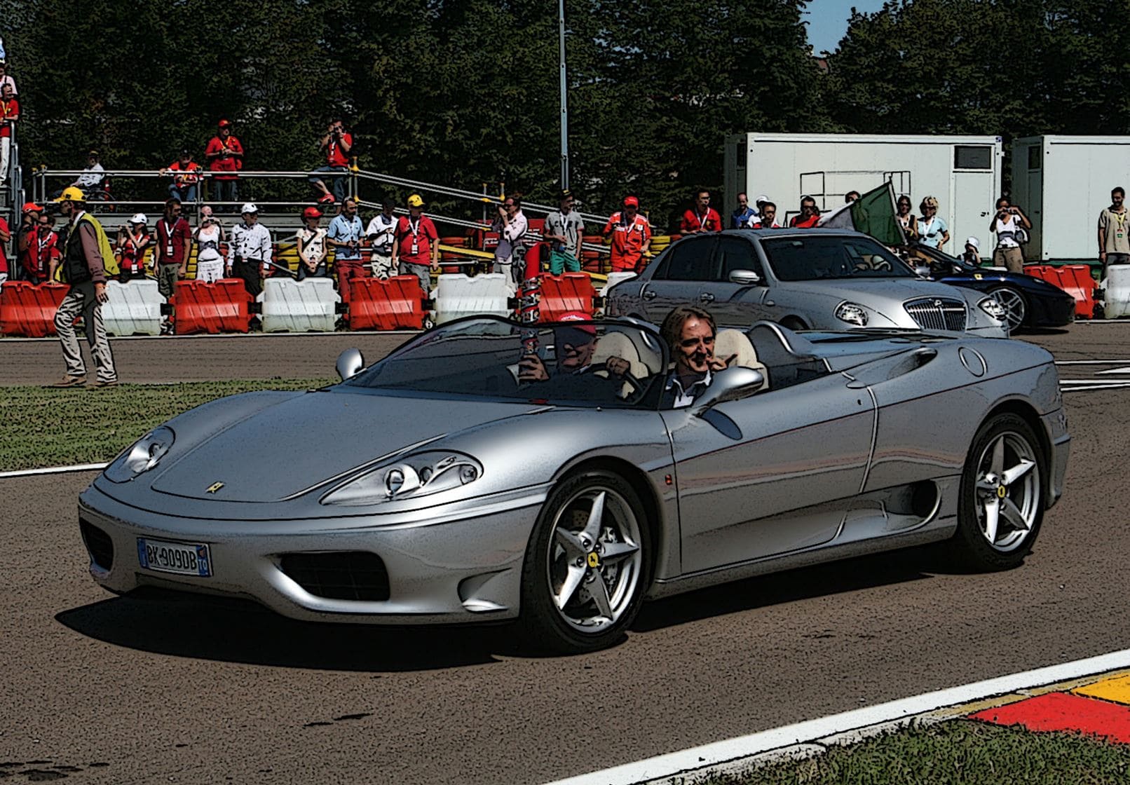 BBR Ferrari 360 Barchetta Parabrezza Stradale One-Off Car - Nürburgring Silver | 1:18 – Bild 2