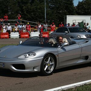 BBR Ferrari 360 Barchetta Parabrezza Stradale One-Off Car - Nürburgring Silver | 1:18