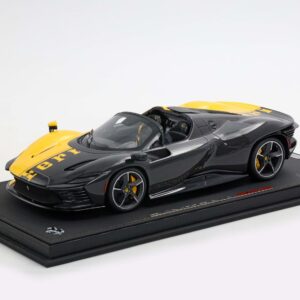 BBR Ferrari Daytona SP3 Tailor Made 599+1 Spider Tetto Aperto - Giallo Modena e Fibra di Carbonio | 1:18