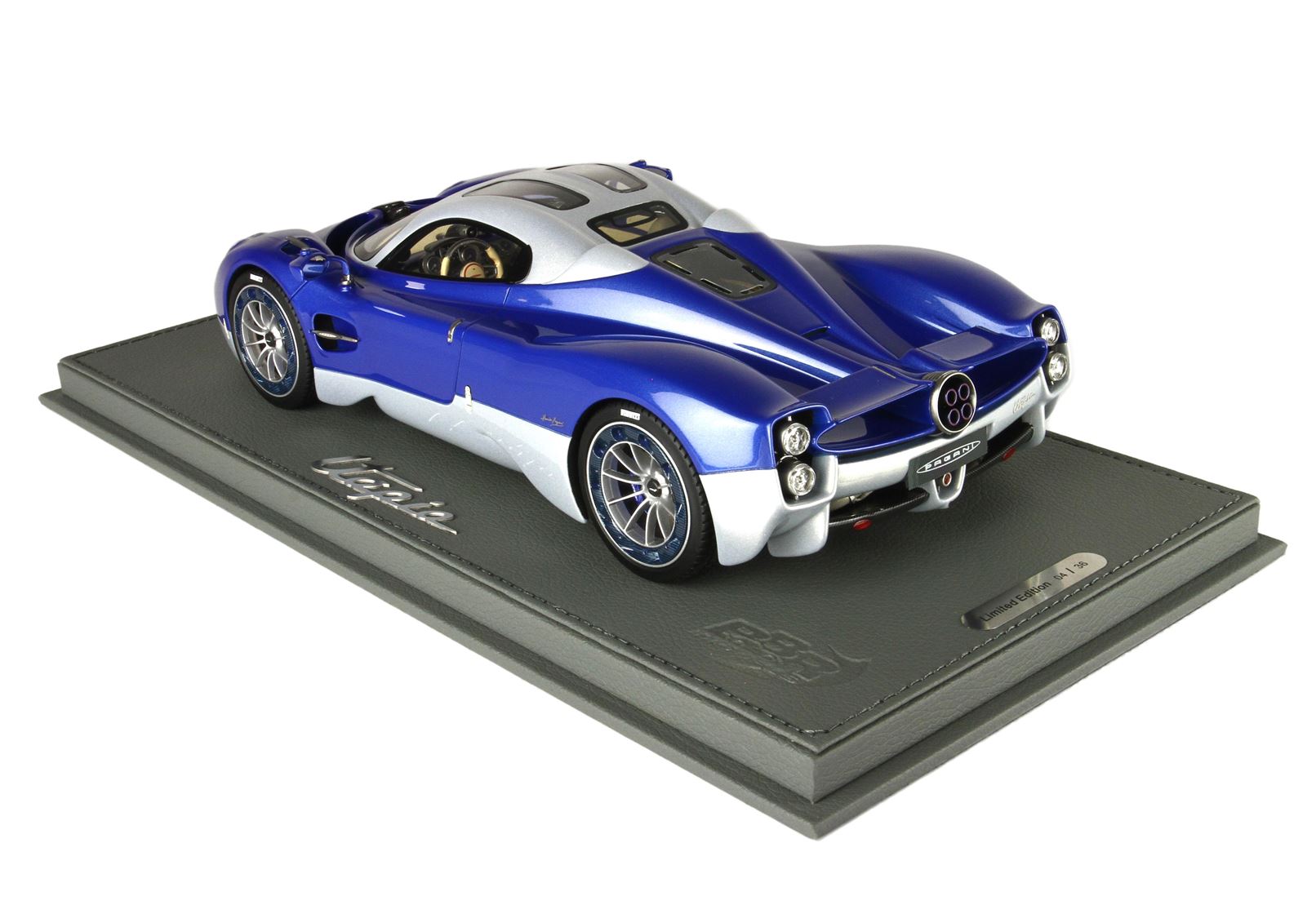 BBR Pagani Utopia - M208 Metallic Blue | 1:18 - Image 2