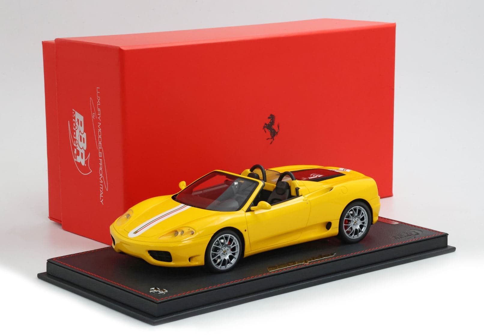 BBR 1/18 Ferrari 360 Modena フェラーリ BBR Ferrari 360 Modena Spider Automatic - Modena Yellow | 1:18