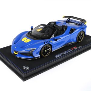 BBR Ferrari SF90 XX Spider - Azul y Amarillo Dino | 1:18