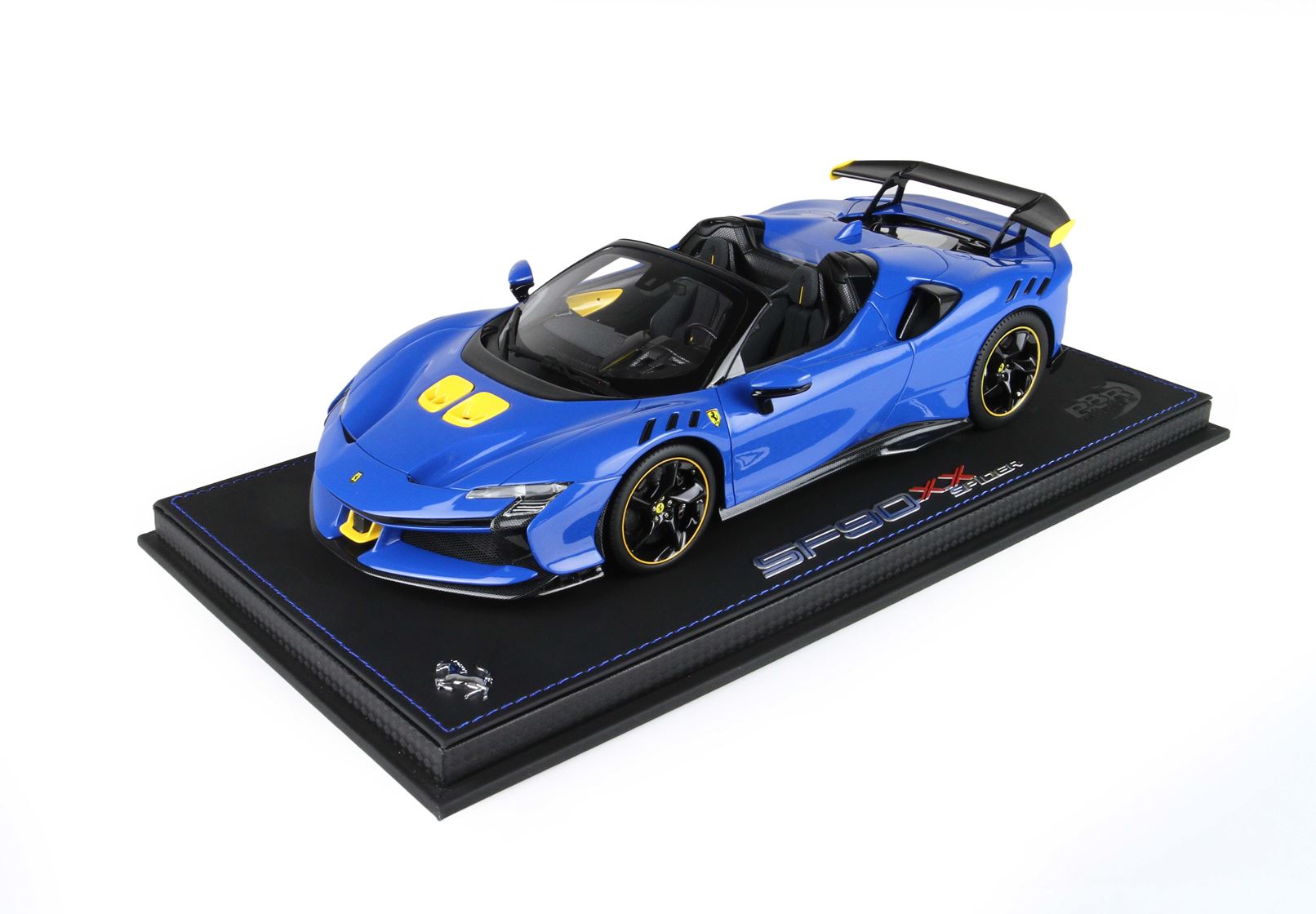 BBR Ferrari SF90 XX Spider - Dino Blue and Yellow | 1:18