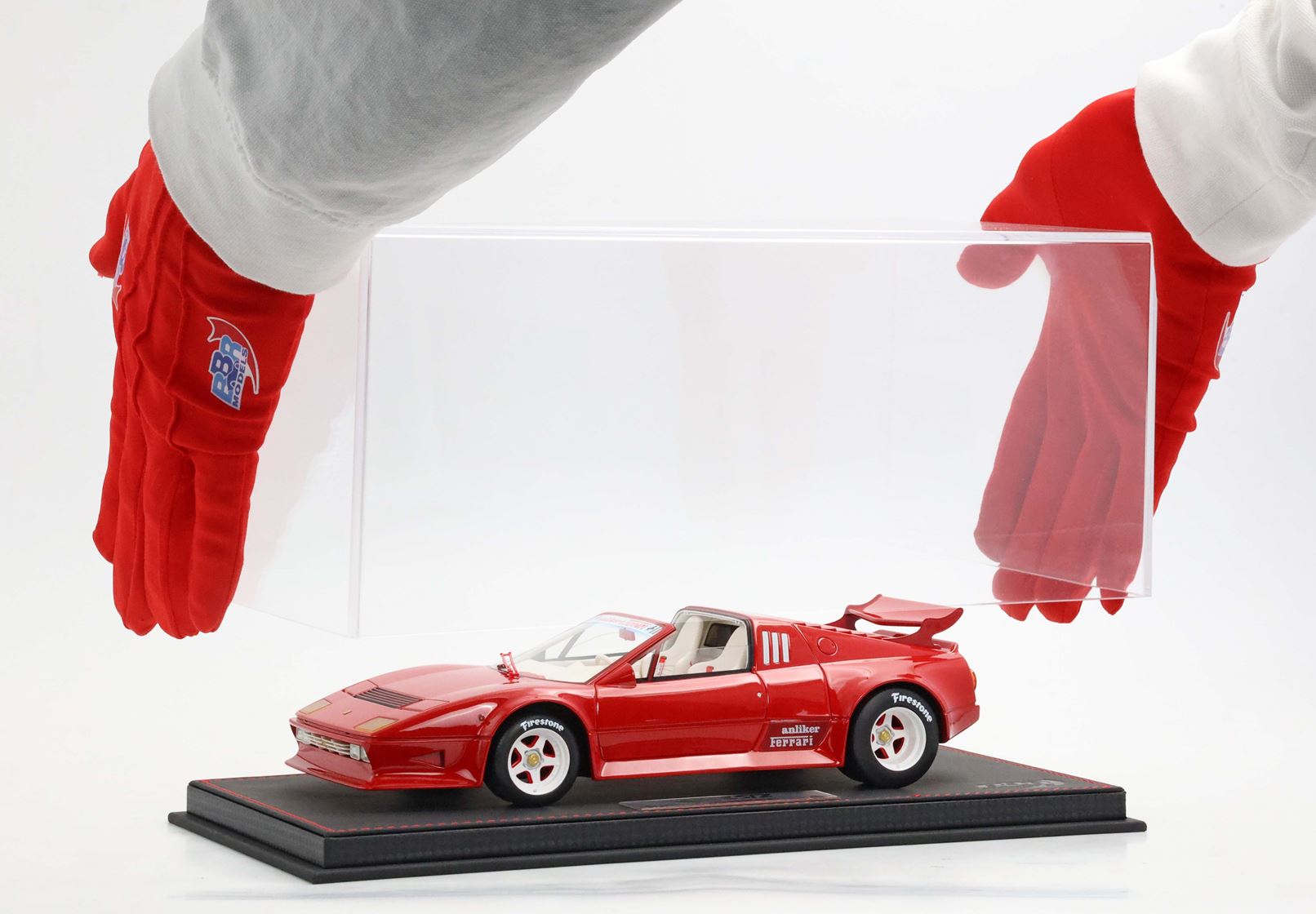 BBR Ferrari 512 BB Targa Anliker 1984 - Red | 1:18 - Image 2