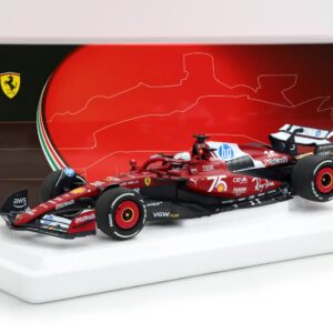 BBR Ferrari SF25 GP di Monaco 2025 Charles Leclerc 2° Posto 75 Anni Shell | 1:18