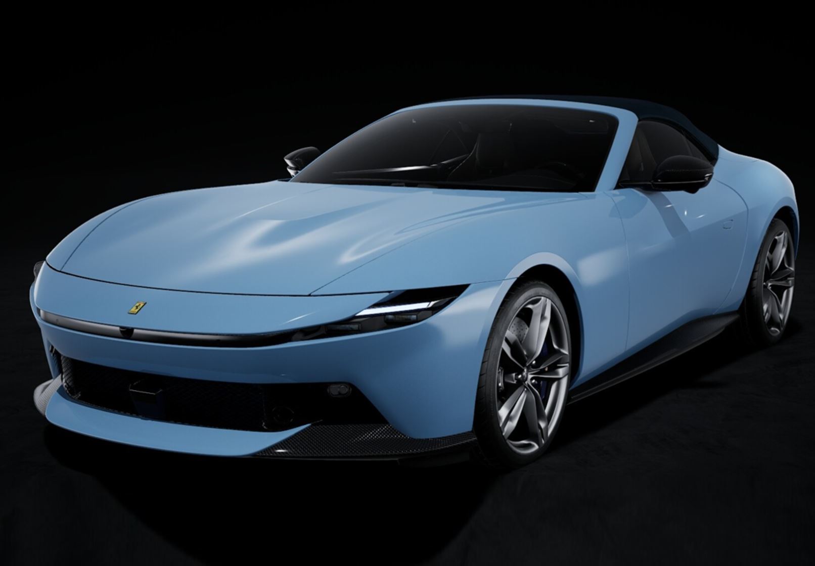 BBR Ferrari Amalfi Spider - Light Blue La Plata | 1:18