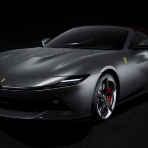 BBR Ferrari Amalfi Spider - Matte Silverstone Grey | 1:18