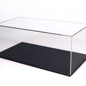 Vitrine BBR avec socle en similicuir - Noir | 1:18