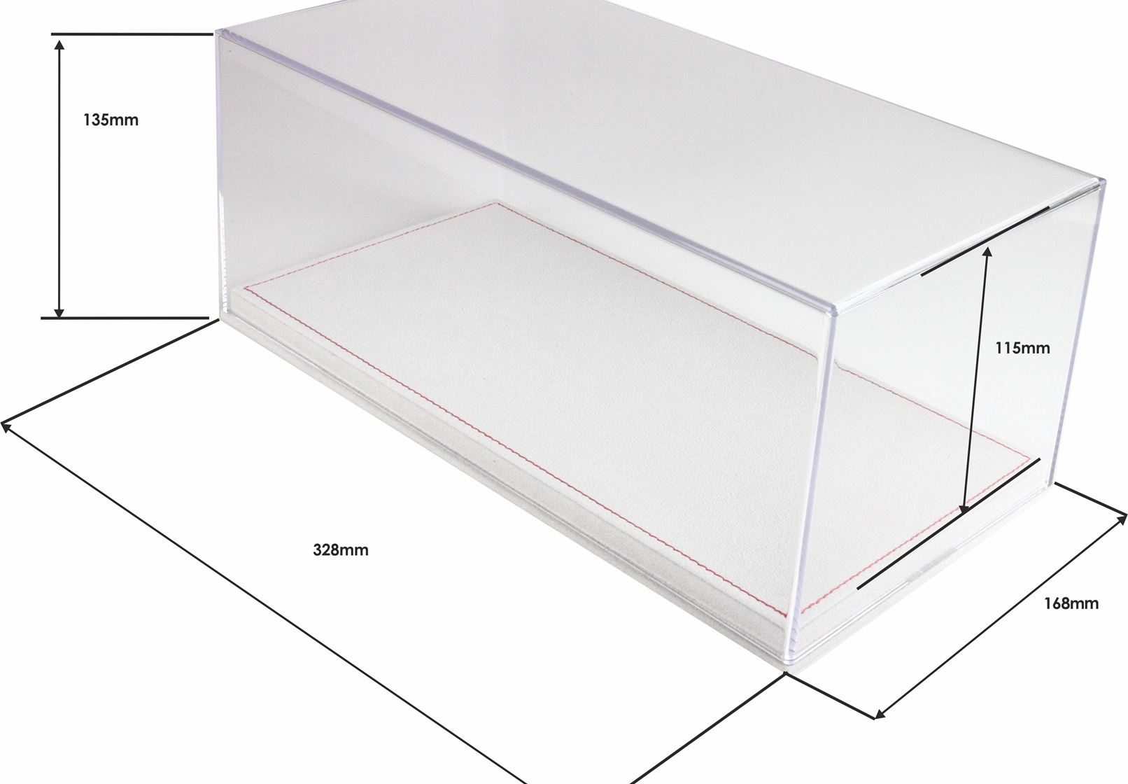BBR Showcase Light Beige Alcantara Base Red Stitching (4 Pcs Box) | 1:18 - 画像7