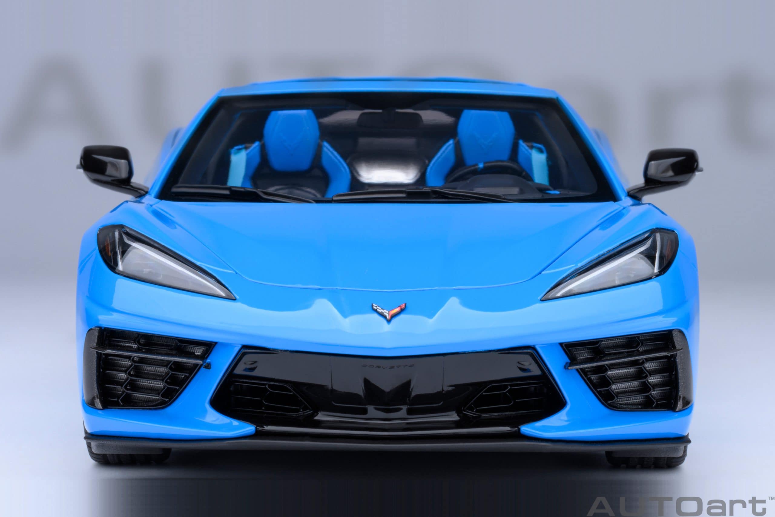 AUTOart Chevrolet Corvette C8 Stingray Z51 2020 1:18 - Rapid Blue – Bild 7